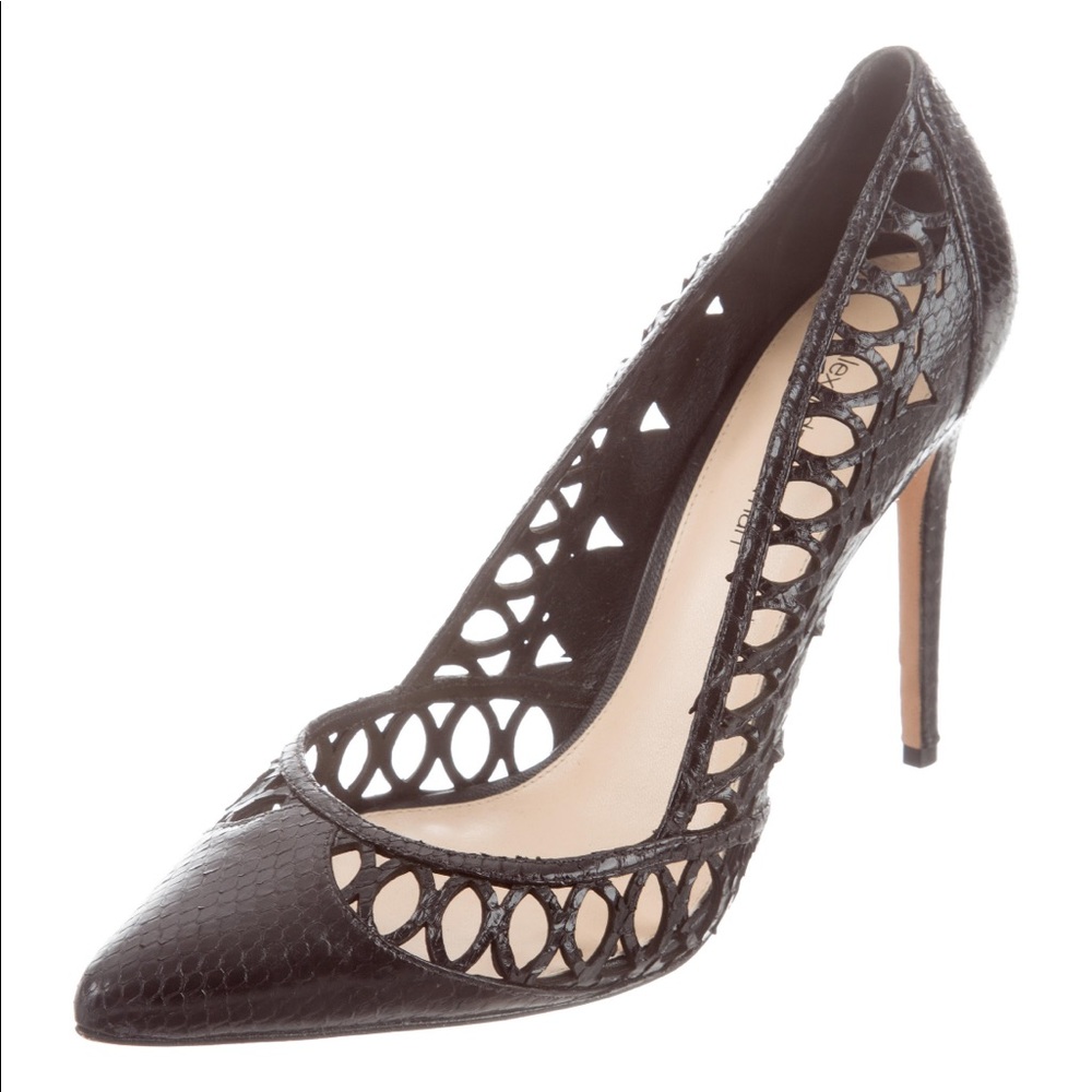 Alexandre Birman Snakeskin Pointed-Toe Pumps - image 2